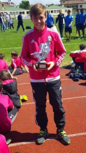 Nicholas Oliveto milgior portiere al Torneo Città di Abano Terme