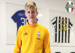 Nicolas Penner in prova alla Juventus