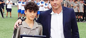 Premiazioni Premio Top Player Juventus Adam Boufandar